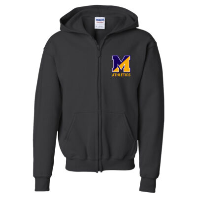 LC - Heavy Blend™ Youth Full-Zip Hooded Sweatshirt Thumbnail