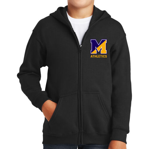 LC - Youth Heavy Blend Full Zip Hooded Sweatshirt Thumbnail