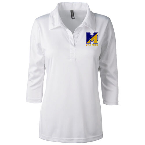 Sale - Ladies' Contour Long-Sleeve Polo (Value $50.99) Thumbnail