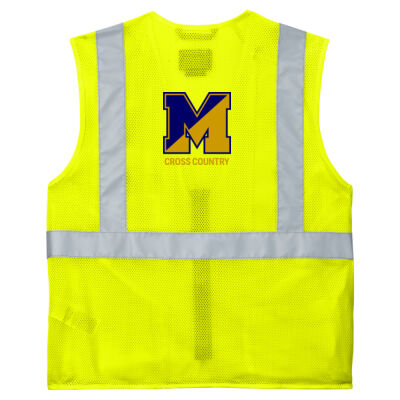 Safety (BK) - Ansi Class 2 Mesh Zip Front Vest Thumbnail