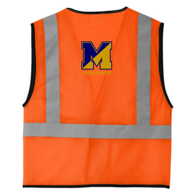 Safety (BK) - Ansi 107 Class 2 Economy Mesh One Pocket Vest Thumbnail